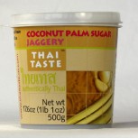 A jar of coconut palm sugar paste